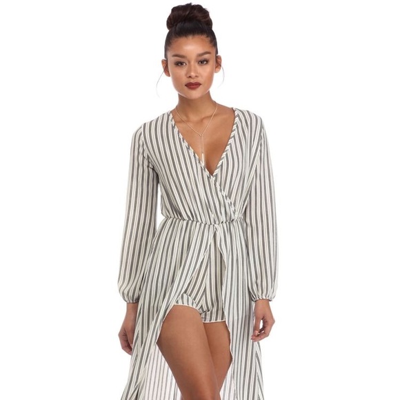 Stripe ivory shamaxi - Picture 2 of 3